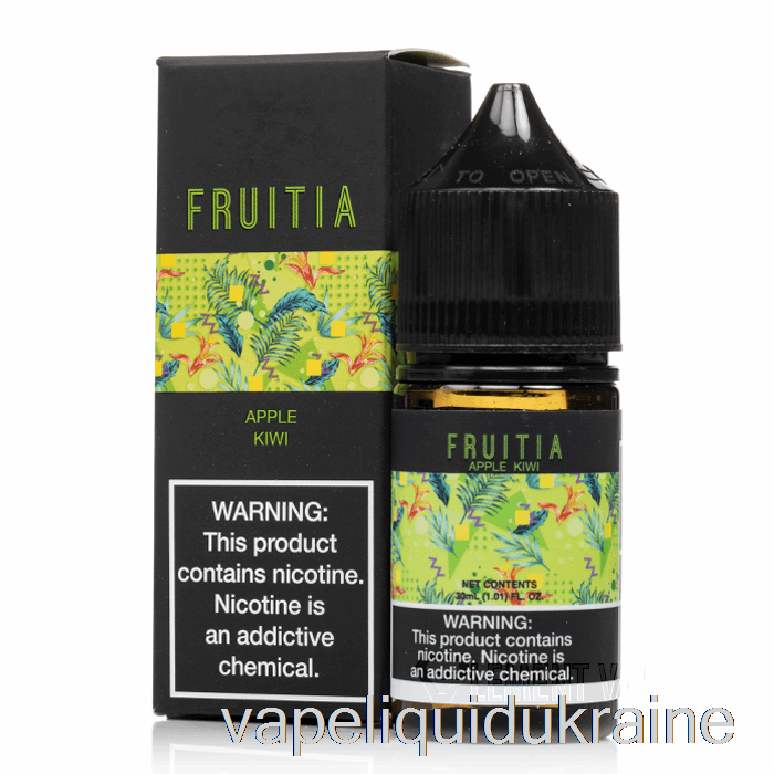 Vape Ukraine Apple Kiwi - Fruitia Salts - 30mL 35mg